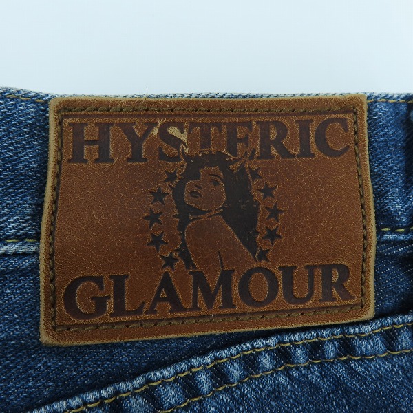 実際に弊社で買取させて頂いたHYSTERIC GLAMOUR/ヒステリックグラマー スタッズデニム ストレートパンツ 0232AP03/30の画像 3枚目