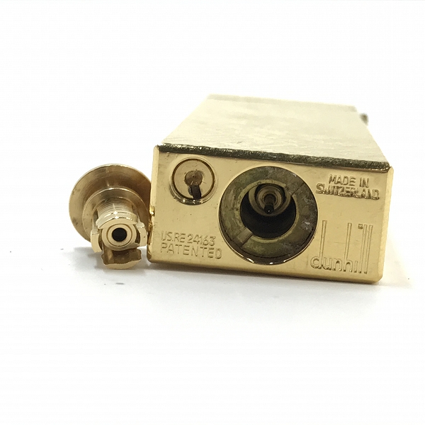 実際に弊社で買取させて頂いたdunhill/ダンヒル サイドローラー ライター ゴールドの画像 4枚目