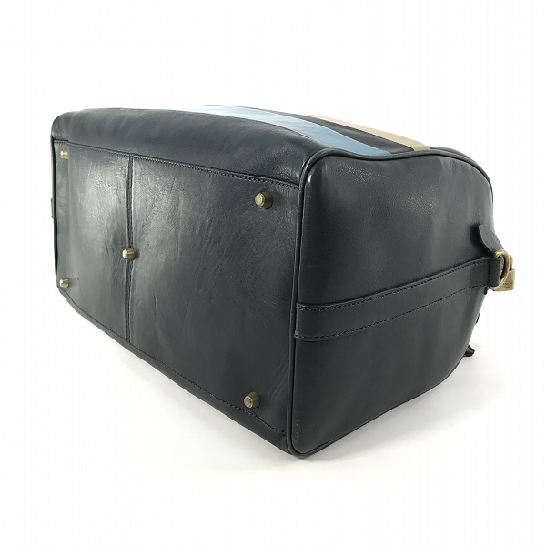 実際に弊社で買取させて頂いたCOACH/コーチ BLEECKER DEBOSSED STRIPE DUFFLE BAG/ブリーカー デボスド ストライプ ボストンバッグ 93202 の画像 2枚目