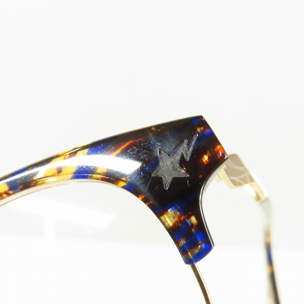 実際に弊社で買取させて頂いたA BATHING APE/アベイシングエイプ メガネフレーム/アイウェア BA13008の画像 7枚目