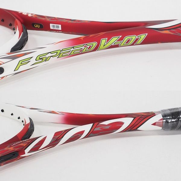 実際に弊社で買取させて頂いた【未使用】MIZUNO/ミズノ F SPEED V-01/エフスピード V-01 ソフト 軟式テニスラケットの画像 3枚目