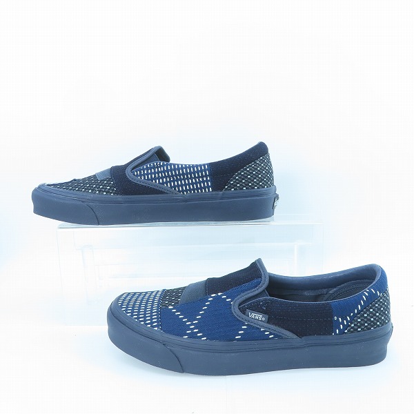 実際に弊社で買取させて頂いたVANS×FDMTL/バンズ×ファンダメンタル OG CLASSIC SLIP-ON/クラシック スリッポン 刺し子 VN0A32QNSJB/27.5の画像 3枚目