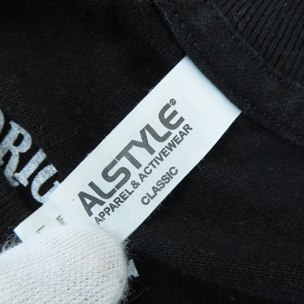 実際に弊社で買取させて頂いたTENDERLOIN/テンダーロイン ALSTYLE 半袖 Tシャツ/カットソー ブラック/Lの画像 2枚目