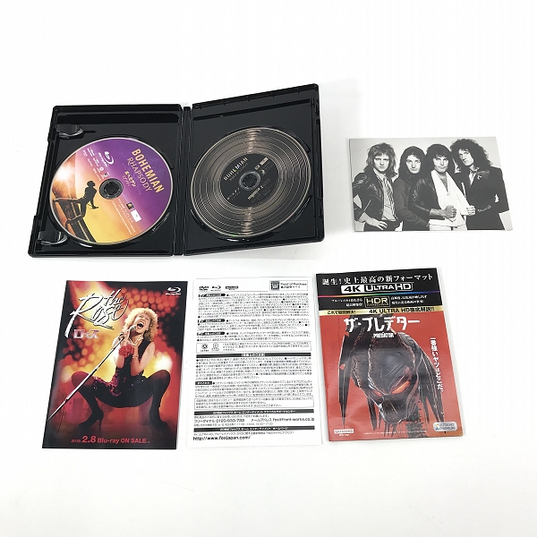 実際に弊社で買取させて頂いた4K ULTRA HD+Blu-ray/BD/ブルーレイ ヴェノム/ターミネーター ニュー・フェイト/ボヘミアン ラプソディ 3点セット 動作未確認の画像 5枚目