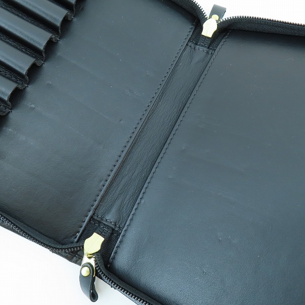 実際に弊社で買取させて頂いたPELIKAN/ペリカン レザー 万年筆用ペンケース 10本用の画像 5枚目