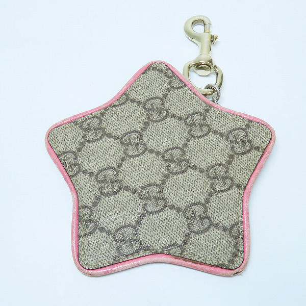 実際に弊社で買取させて頂いたGUCCI/グッチ GGスプリーム スター 星 コインケース 小銭入れ PVC レザー フック付き