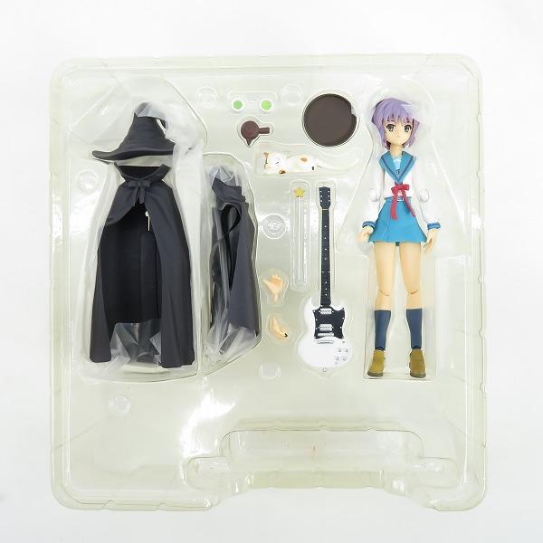 実際に弊社で買取させて頂いたマックスファクトリー 涼宮ハルヒの憂鬱 figm 015 長門有希 悪い魔法使いver./ figma 037 鶴屋さん 文化祭メイドver. 2点セットの画像 1枚目