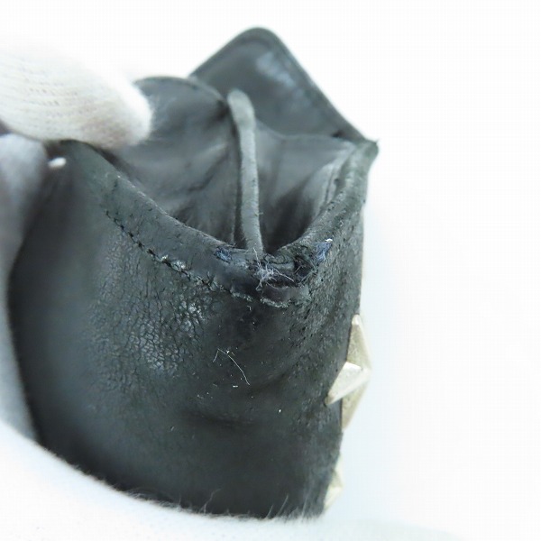 実際に弊社で買取させて頂いたJIMMY CHOO/ジミーチュウ スタースタッズ 二つ折り長財布の画像 7枚目