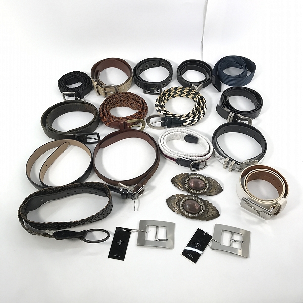 実際に弊社で買取させて頂いた【おまとめ/未使用含む】ノーアイディー/プーマ/ギャップ 等 バックル/ベルト 他