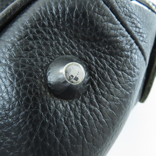 実際に弊社で買取させて頂いたRoen/ロエン レザー トートバッグ/ハンドバッグ ブラックの画像 7枚目