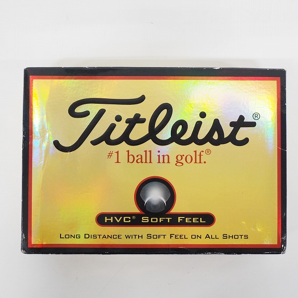 実際に弊社で買取させて頂いた【未使用】Titleist/タイトリスト HVC SOFT FEEL ゴルフボール ホワイト 1ダースの画像 2枚目