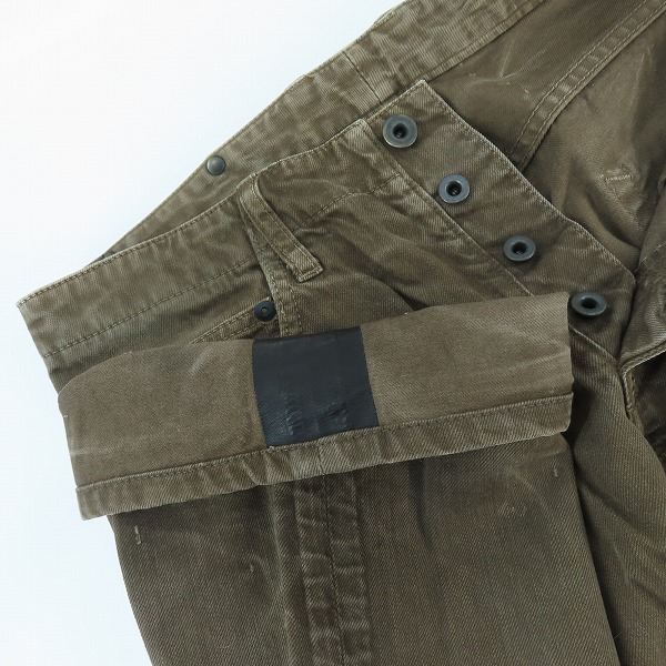 実際に弊社で買取させて頂いたISAMUKATAYAMA BACKLASH/バックラッシュ BACKLASH/バックラッシュ ブーツカットパンツ 1350-02/Sの画像 2枚目