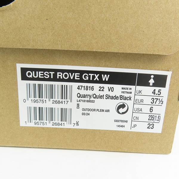 実際に弊社で買取させて頂いたSALOMON/サロモン QUEST ROVE GTX W/クエスト ローブ ゴアテックス 登山靴 トレッキングシューズ 471816/23の画像 8枚目