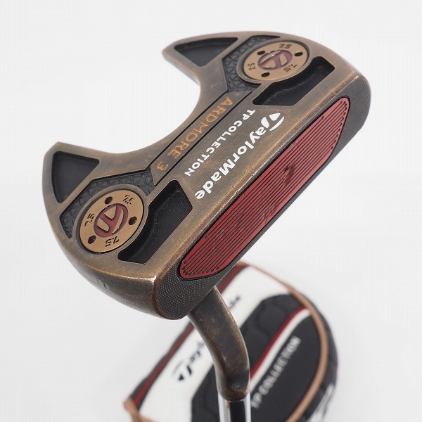 実際に弊社で買取させて頂いたTaylorMade/テーラーメイド TP COLLECTION ARDMORE 3/TPコレクション アードモア パター 33.25インチ ヘッドカバー付き