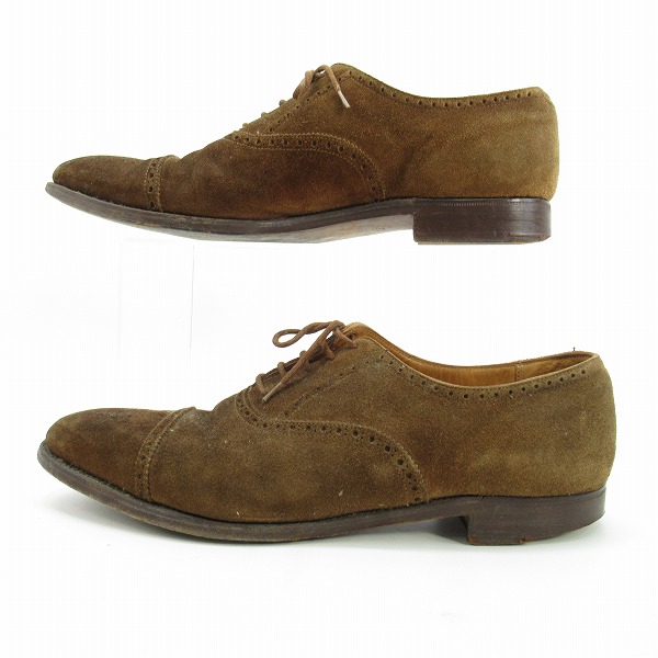 実際に弊社で買取させて頂いたJOHN LOBB/ジョンロブ SEYMOUR/セイムール スエード レザー シューズ 9016/10Dの画像 3枚目