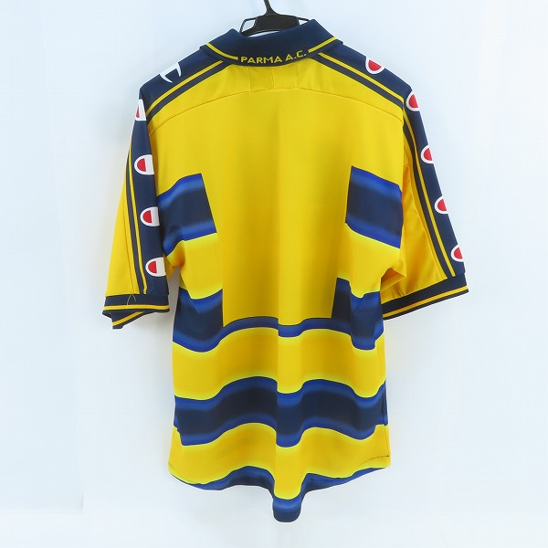 実際に弊社で買取させて頂いたchampion/チャンピオン パルマ・カルチョ1913 半袖ユニフォーム/Mの画像 1枚目