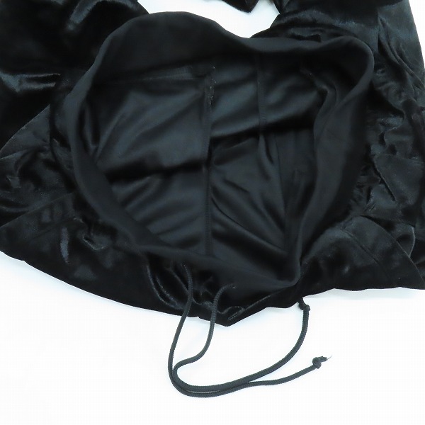 実際に弊社で買取させて頂いたRoenSPORTS/ロエン スポーツ スカル刺繍/スワロフスキー ベロア パーカー/パンツ セットアップ/Lの画像 5枚目