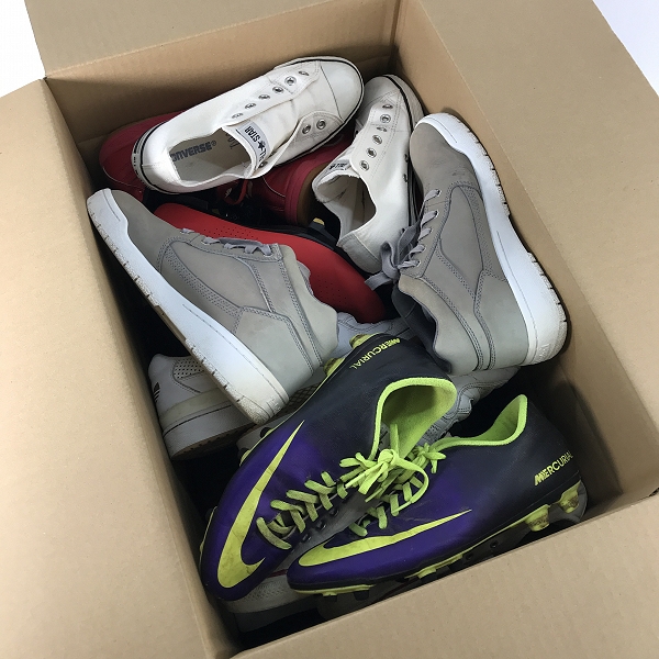 実際に弊社で買取させて頂いた【おまとめ】ナイキ/コンバース/ティンバーランド 等 スパイク/スニーカー 他