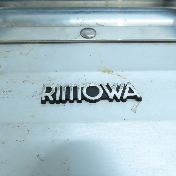 実際に弊社で買取させて頂いた【難有り】RIMOWA/リモワ アルミ 2輪 90年代/キャリーケース/スーツケース ヴィンテージ ビンテージの画像 3枚目