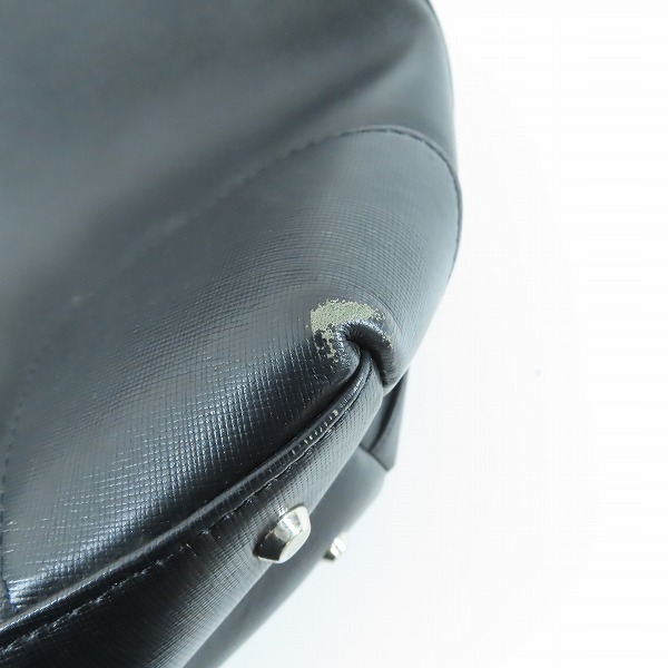 実際に弊社で買取させて頂いたRoen/ロエン スカル レザー 裏地 レオパード トートバッグの画像 7枚目