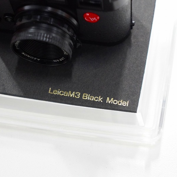 実際に弊社で買取させて頂いたMegahouse/メガハウス SHARAN/シャラン Leica DBP M3 ブラックモデル ミニカメラ コンパクトカメラ シャッター確認済みの画像 8枚目