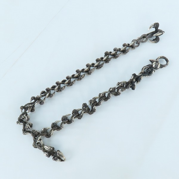 実際に弊社で買取させて頂いたBloody Mary/ブラッディマリー Silver Creature インフィニットタローン ウォレットチェーンの画像 7枚目