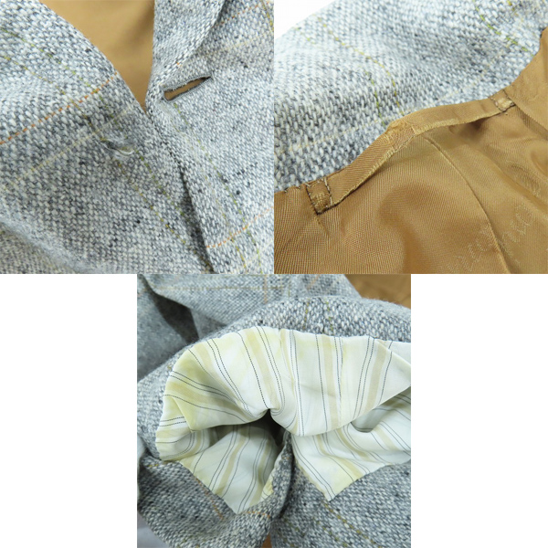 実際に弊社で買取させて頂いたBrioni/ブリオーニ  カシミヤ 3Bジャケット/58/Lの画像 7枚目