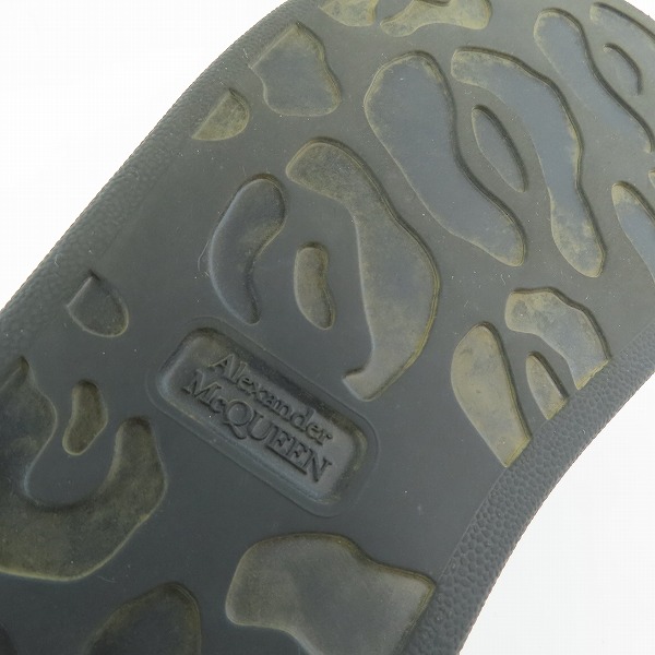 実際に弊社で買取させて頂いたAlexander McQueen/アレキサンダーマックイーン ハイブリッド ラバー＆レザー バックル プラットフォーム サンダル  652664/41の画像 7枚目