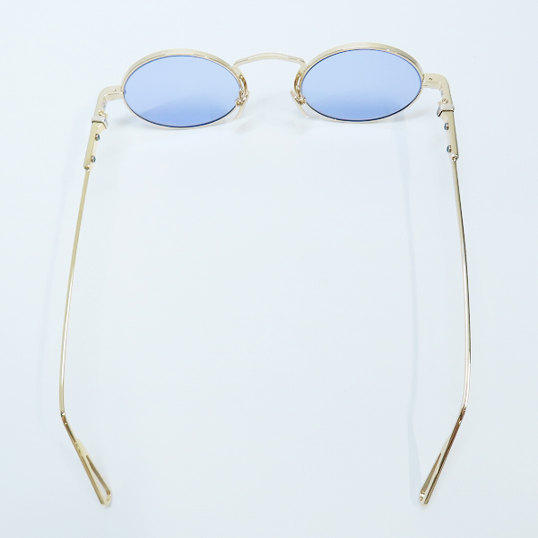 実際に弊社で買取させて頂いたCHROME HEARTS/クロムハーツ CLAPPER オーバルフレーム サングラス SS/GPの画像 2枚目