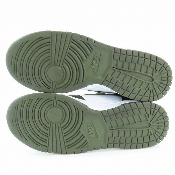 実際に弊社で買取させて頂いたNIKE/ナイキ DUNK LOW RETRO/ダンクハイ レトロ チャンピオンシップ カーキ/ホワイト DD1399-107/25.5の画像 2枚目