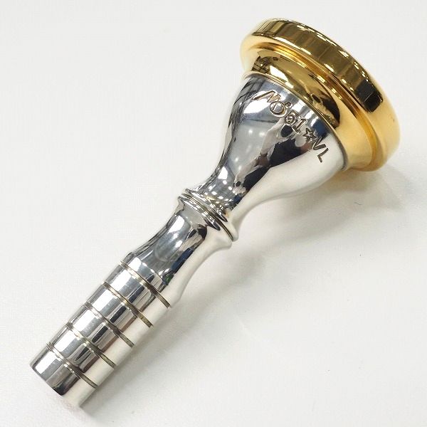 実際に弊社で買取させて頂いた【美品】Atelier MOMO/アトリエモモ 51VL/IG インナーゴールド 太管 トロンボーン用マウスピースの画像 1枚目
