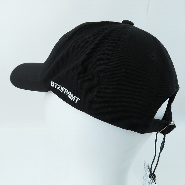 実際に弊社で買取させて頂いた(3)【未使用】FRAGMENT DESIGN フラグメントデザイン ×BT21 BT21FRGMT CAP COOKY ブラック×イエローの画像 3枚目