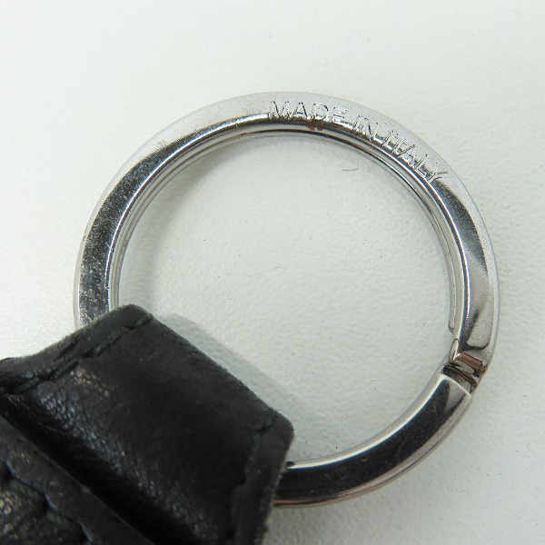 実際に弊社で買取させて頂いたJIMMY CHOO/ジミーチュウ スタースタッズ レザー キーチャーム キーリング の画像 3枚目