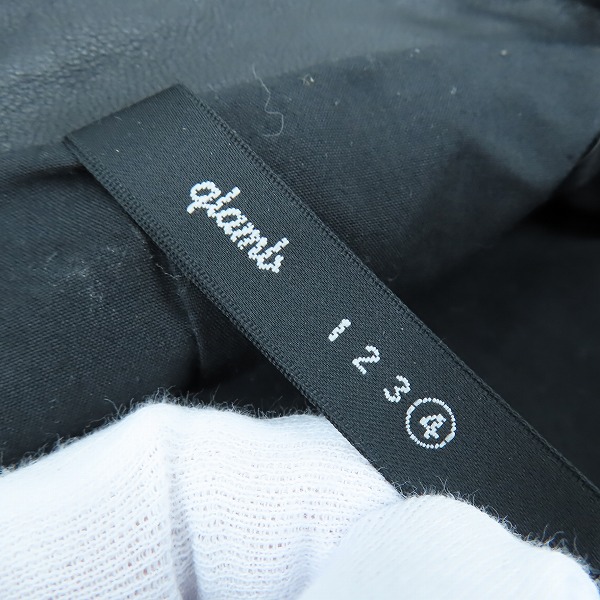 実際に弊社で買取させて頂いたglamb/グラム ラムレザー ダブルライダース ジャケット/4の画像 2枚目