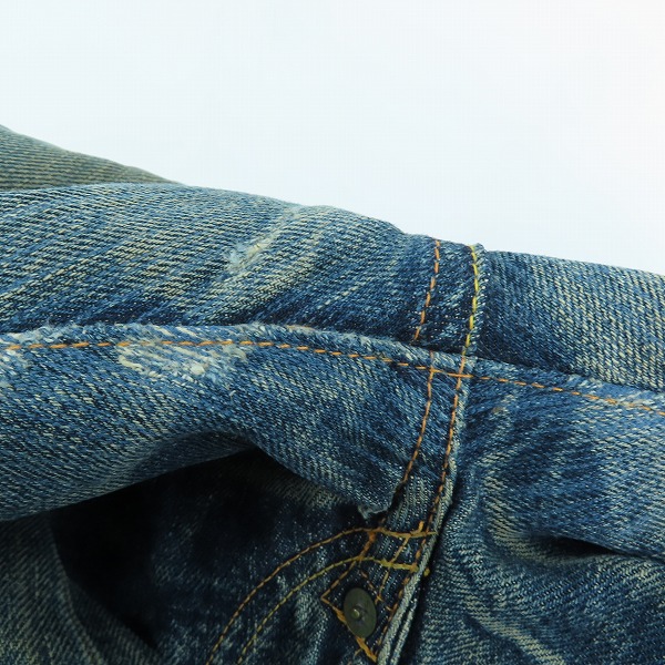 実際に弊社で買取させて頂いたEVISU/エヴィス 隠しリベット カモメ デニムパンツ/30の画像 8枚目