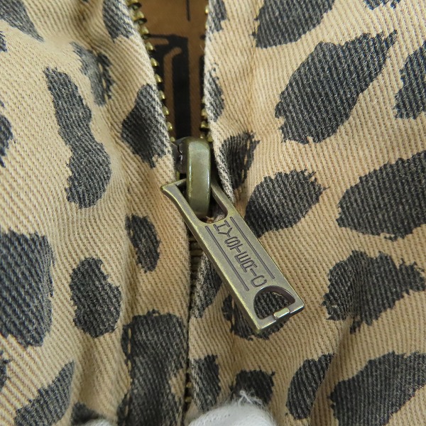 実際に弊社で買取させて頂いたHYSTERIC GLAMOUR/ヒステリックグラマー 22SS CHEETAH柄 カップショルダー ジャケッ02221AB05/Mの画像 8枚目