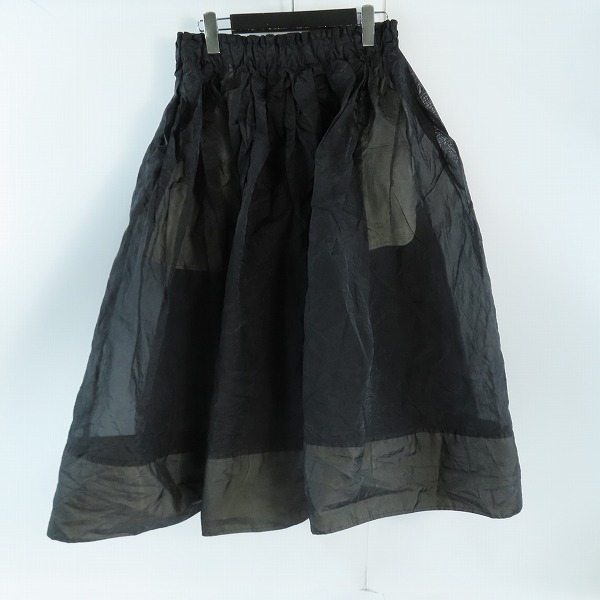実際に弊社で買取させて頂いたBLACK COMME des GARCONS/ブラックコムデギャルソン シースルー スカート 1F-S011/S