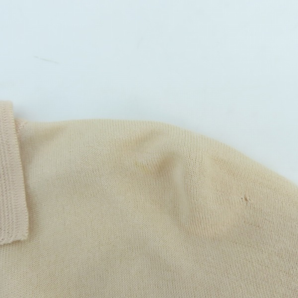 実際に弊社で買取させて頂いたGIANNI VERSACE/ジャンニヴェルサーチ ニット ポロシャツ/48の画像 5枚目