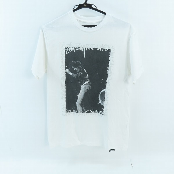 実際に弊社で買取させて頂いたStussy×Schott/ステューシー×ショット 100周年記念 コラボＴシャツ/カットソー/ホワイト/M