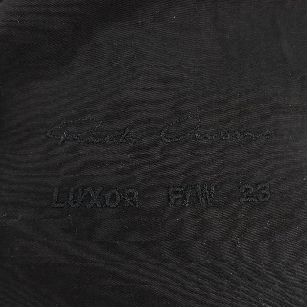 実際に弊社で買取させて頂いた【未使用】 Rick Owens/リックオウエンス 23AW クラシック フライト レザー ボンバージャケット/MA-1 RU02C7789/46の画像 2枚目