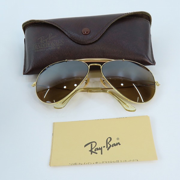 実際に弊社で買取させて頂いたRay-Ban/レイバン B&L/ボシュロム社製 ティアドロップ サングラス の画像 9枚目