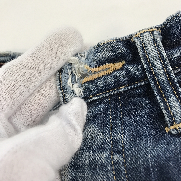実際に弊社で買取させて頂いたLEE×THE REAL McCOY'S/リー×リアルマッコイズ センター赤タグ デニムパンツ Lot:101-B 97111-89/34×34の画像 7枚目