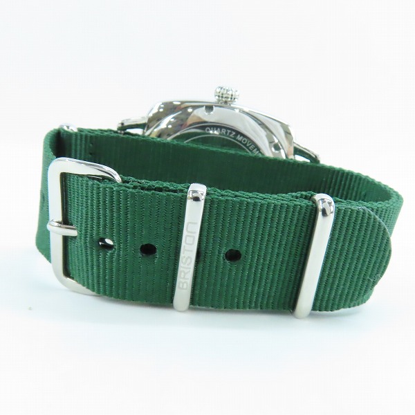 実際に弊社で買取させて頂いたBRISTON/ブリストン Clubmaster Vintage/クラブマスターヴィンテージ  グリーン クオーツ 17440.PS.V.16.LFBG【動作未確認】の画像 2枚目