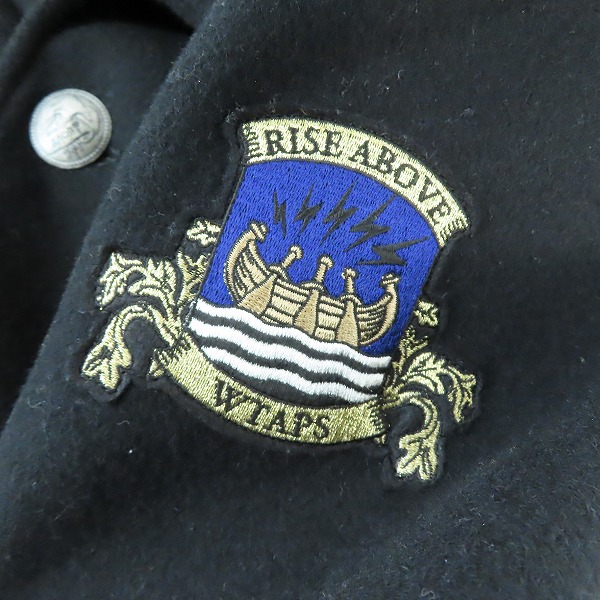 実際に弊社で買取させて頂いたWTAPS/ダブルタップス メルトンピー 2ND TWO TONE ピーコート TSDT-JK-M07/L の画像 3枚目