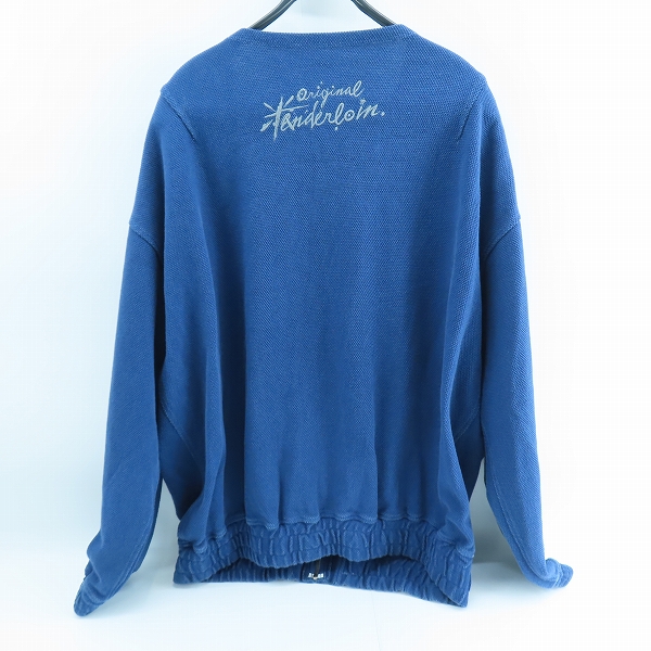 実際に弊社で買取させて頂いたTENDERLOIN/テンダーロイン MOSS STITCH ZIP UP JKT モスステッチ ジップアップ フルジップ ジャケット ネイビー/Lの画像 1枚目