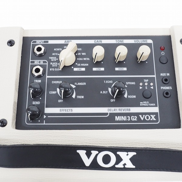実際に弊社で買取させて頂いたVOX/ヴォックス MINI3-G2 小型ギターアンプ 自宅練習用 コンボアンプ ACアダプター付【動作確認済】の画像 3枚目