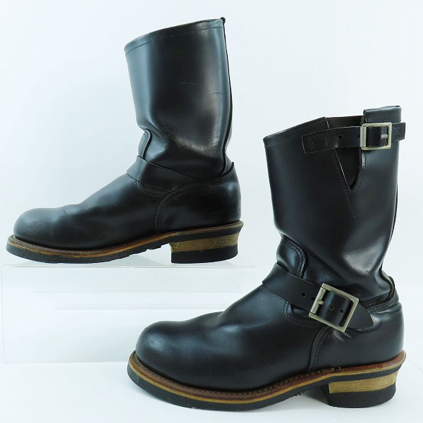 実際に弊社で買取させて頂いたRED WING/レッドウィング レザーエンジニアブーツ 2268/8.5Dの画像 3枚目