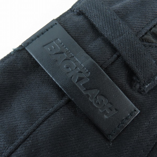 実際に弊社で買取させて頂いたISAMU KATAYAMA BACKLASH/バックラッシュ TARANTVLA ストレッチバイカーデニムパンツ 1356-10/Mの画像 3枚目
