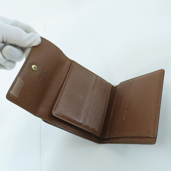 実際に弊社で買取させて頂いたLOUIS VUITTON/ルイヴィトン ポルトフォイユ エリーズ モノグラム Wホック 二つ折り財布 M61654 の画像 3枚目
