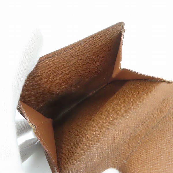 実際に弊社で買取させて頂いたLOUIS VUITTON/ルイヴィトン ポルトフォイユ エリーズ モノグラム Wホック 二つ折り財布 M61654 の画像 5枚目